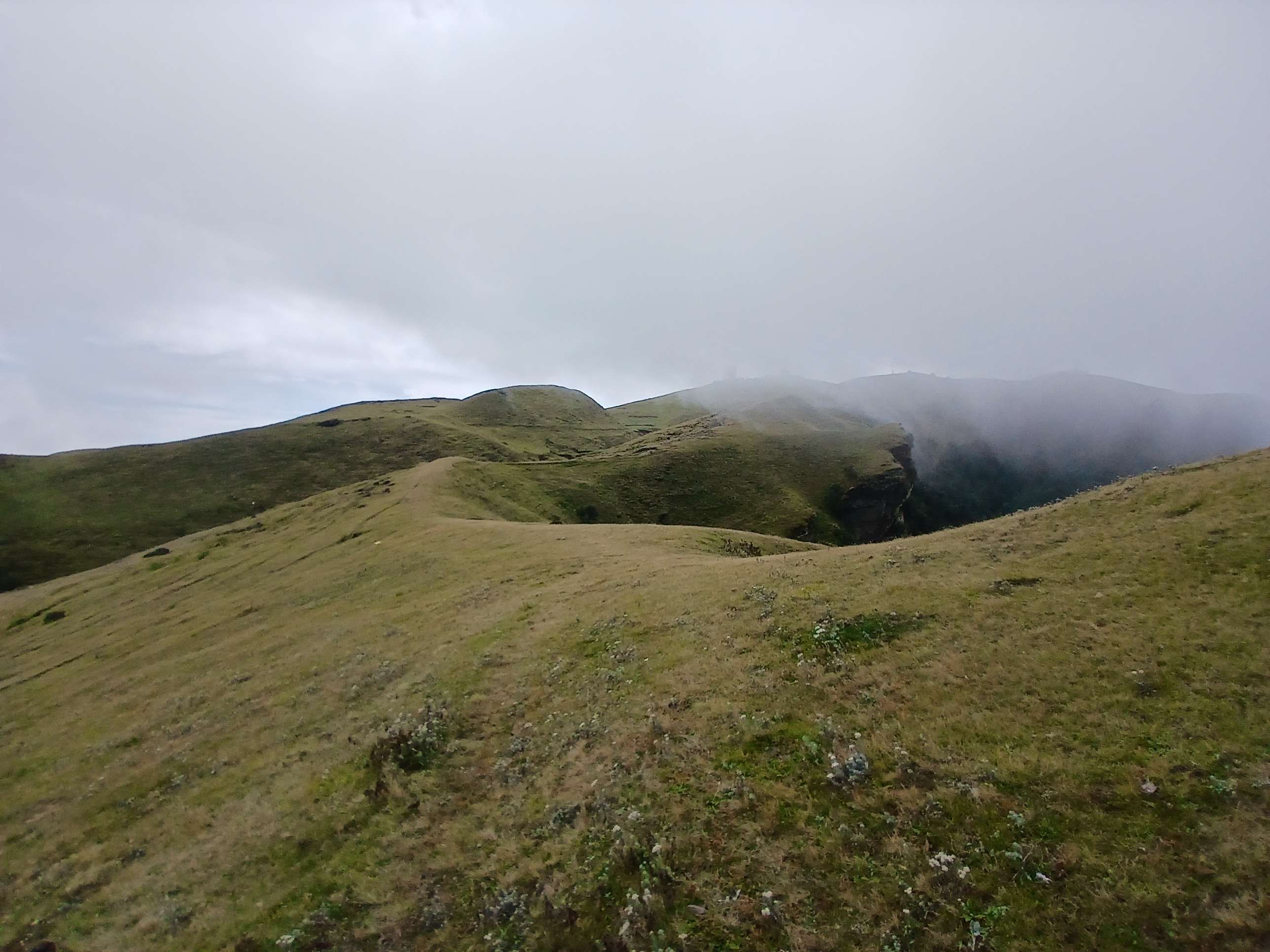 Sailung ridge with grazing livestock