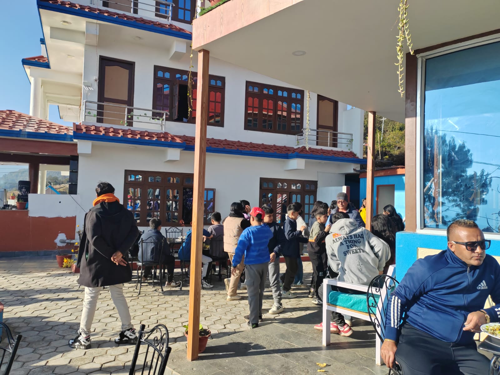 Dining at Ramailo Ghar